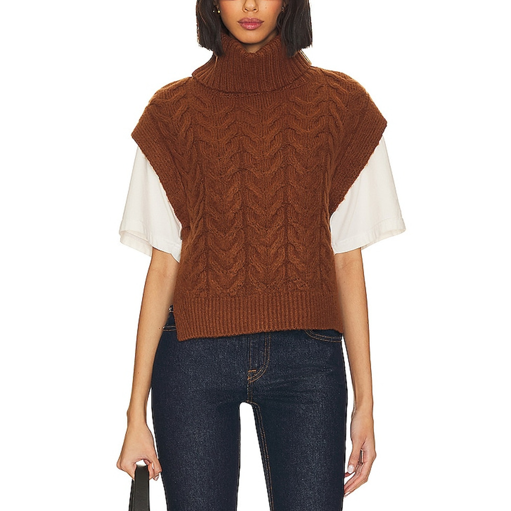 525 'Blake' Brown Acrylic Sweater Size M / L - NWT